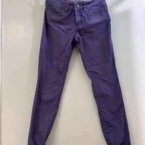 Prana skinny jeans. Purple.